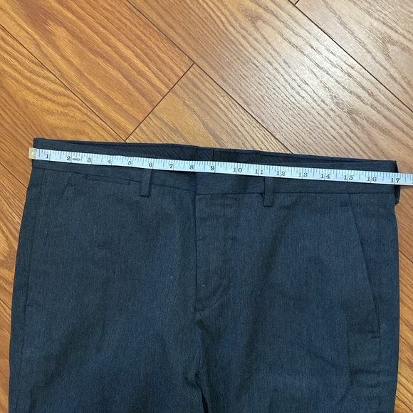 🌞Express Photographer men’s gray cotton blend dress pants straight leg 32x32 in - Picture 9 of 13